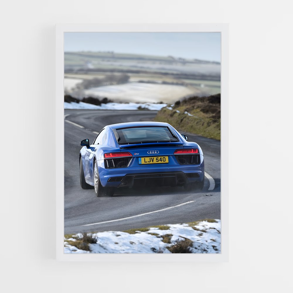 Poster Neige Éclair – affiche Audi (vue 3)